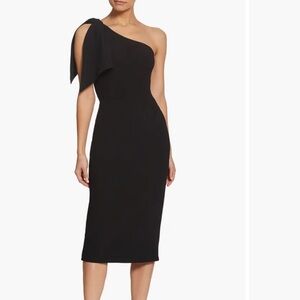 Dress the population -Tiffany One-Shoulder Midi Dress